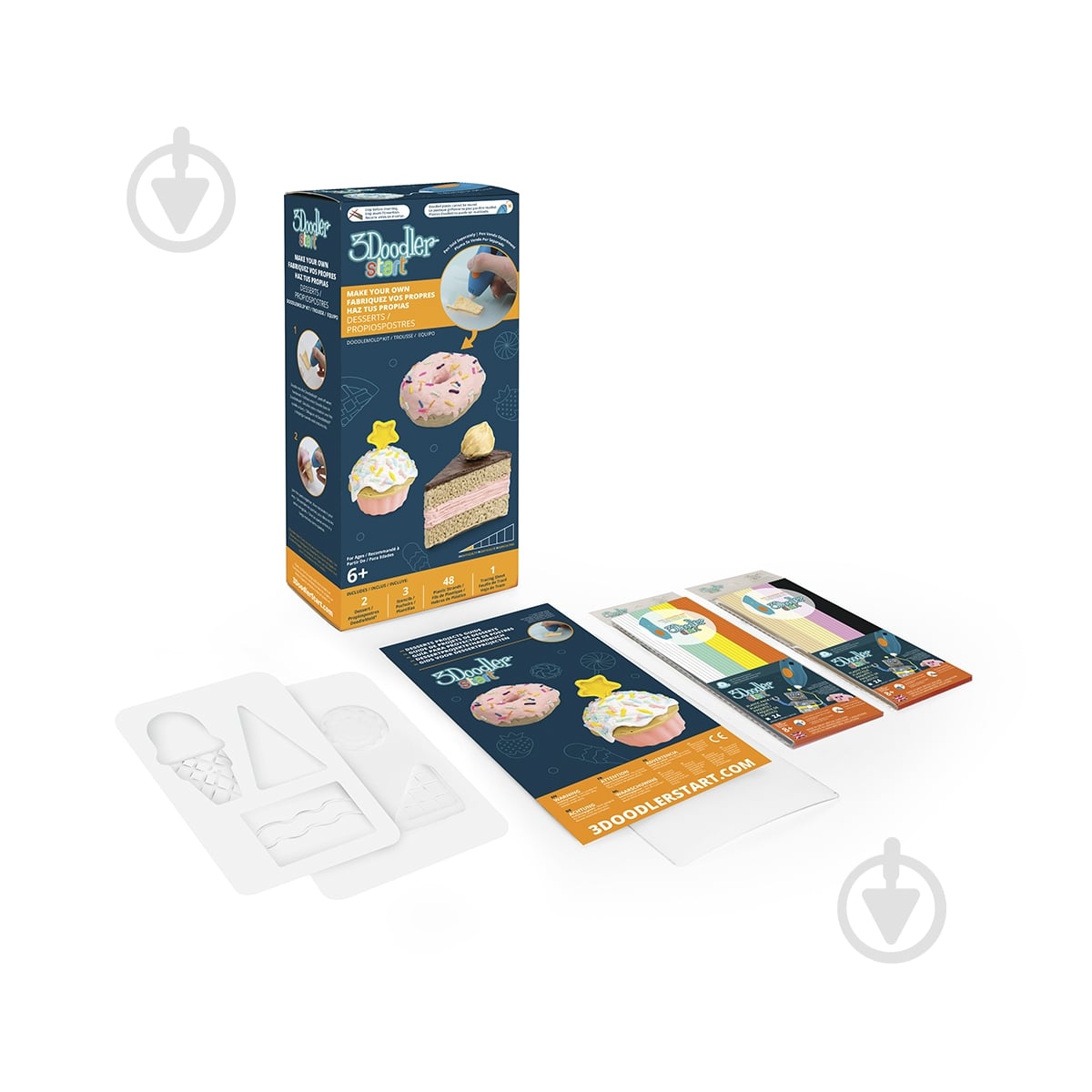 Набор 3Doodler Start Десерты (аксессуары для 3D-ручки) - фото 1 Набор 3Doodler Start Десерты (аксессуары для 3D-ручки) - фото 1
