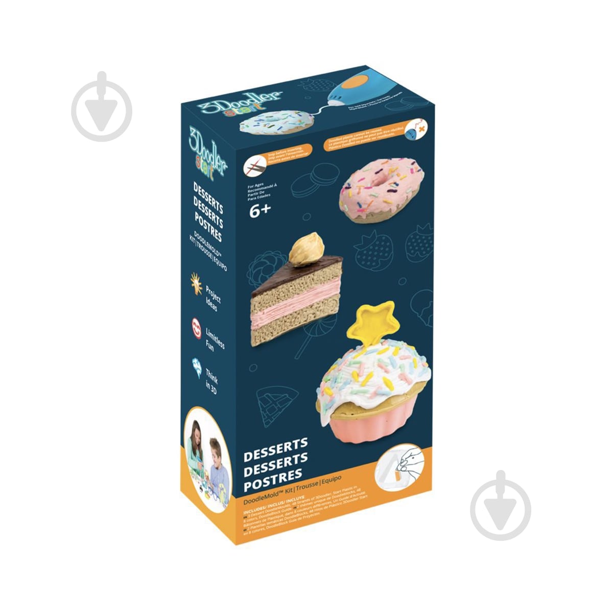 Набор 3Doodler Start Десерты (аксессуары для 3D-ручки) - фото 2 Набор 3Doodler Start Десерты (аксессуары для 3D-ручки) - фото 2