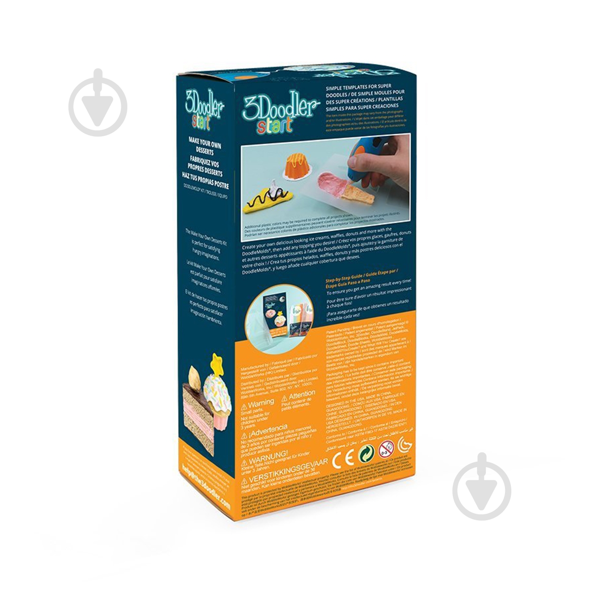Набор 3Doodler Start Десерты (аксессуары для 3D-ручки) - фото 4 Набор 3Doodler Start Десерты (аксессуары для 3D-ручки) - фото 4