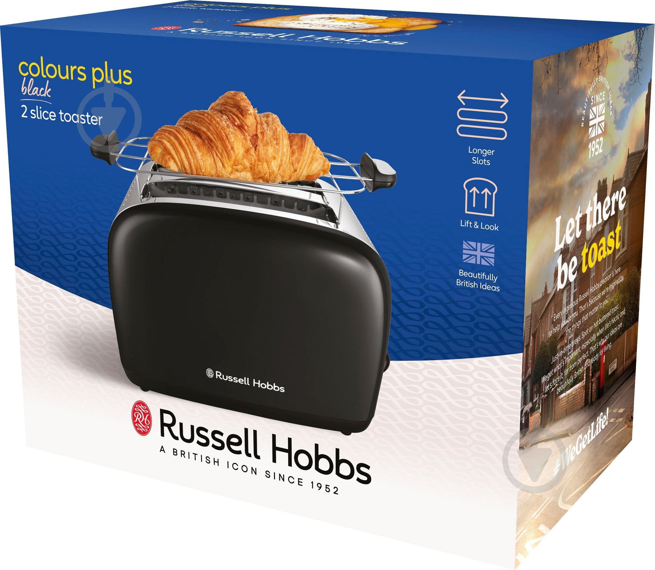 Тостер Russell Hobbs Colours Plus Black 26550-56 - фото 8 Тостер Russell Hobbs Colours Plus Black 26550-56 - фото 8