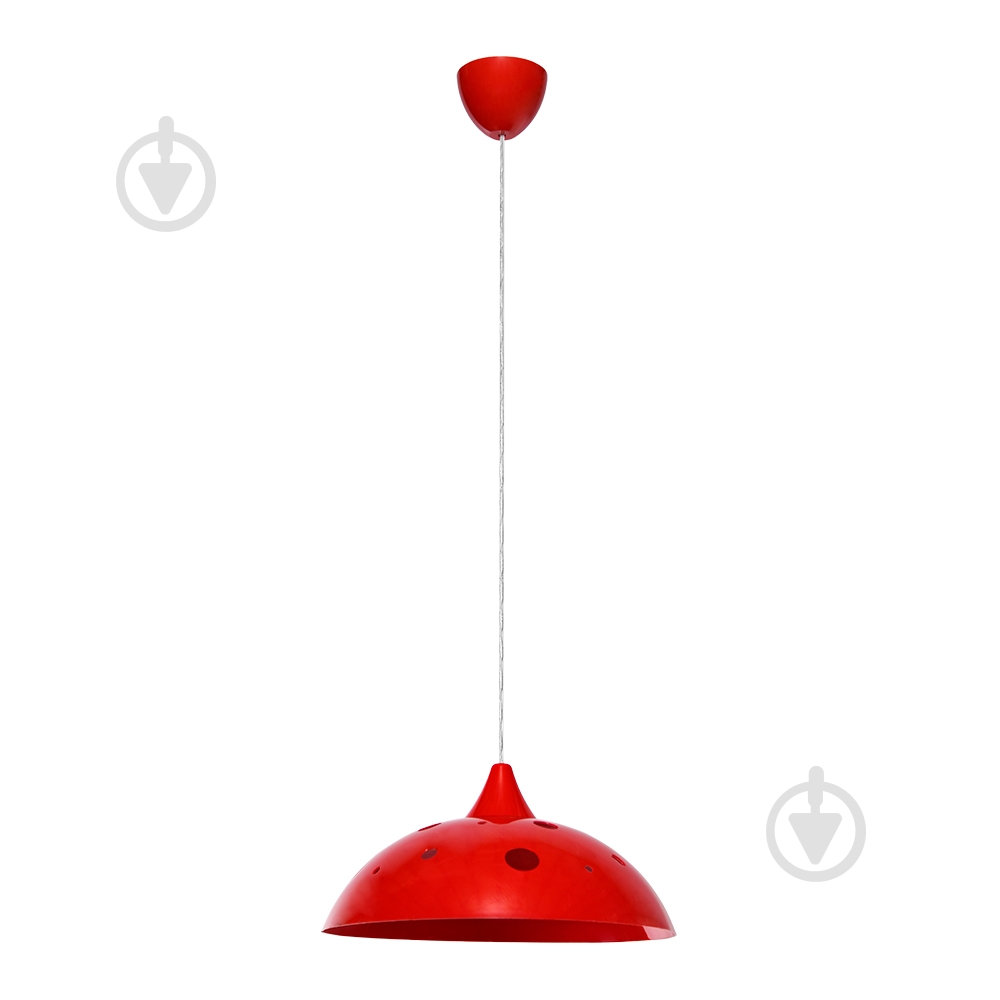 Подвес 1302 1x60 Вт E27 красный 160602 - фото 1