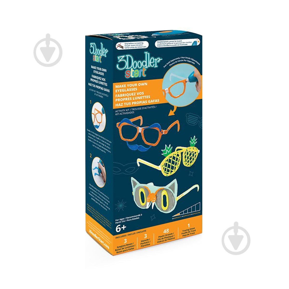 Набор аксессуаров для 3D-ручки 3Doodler Start Модные очки - фото 2