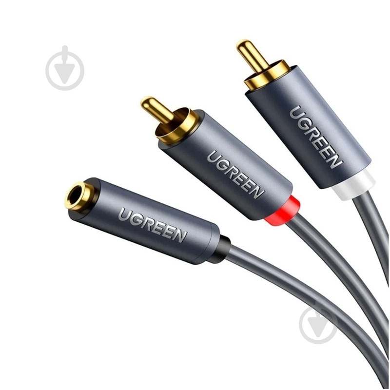 Кабель акустический UGREEN 1 м серый (10588) - фото 2