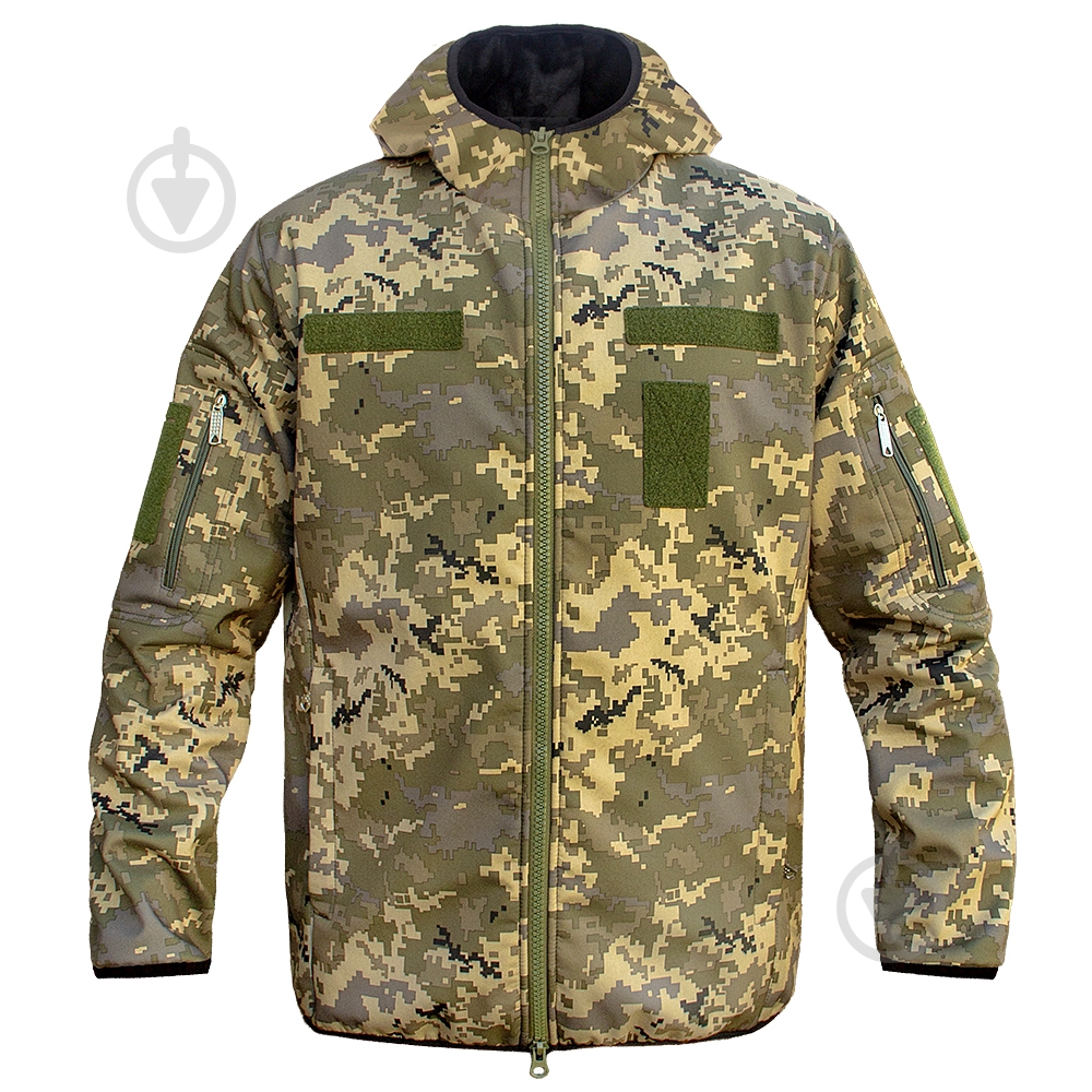 Куртка чоловіча демісезонна Expert тактична осіння Softshell з каптуром на підкладці, р.XL піксель - фото 1 Куртка чоловіча демісезонна Expert тактична осіння Softshell з каптуром на підкладці, р.XL піксель - фото 1