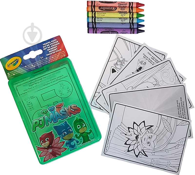 Набор для рисования Crayola для путешествий Герои в масках - фото 1
