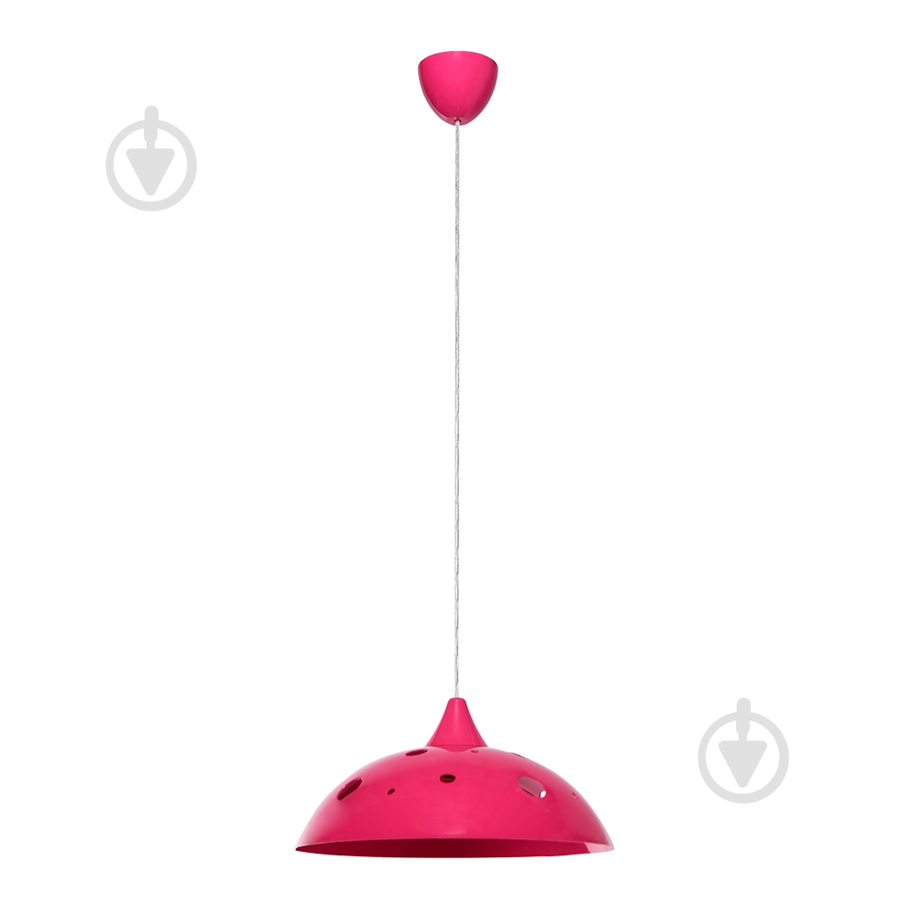 Подвес 1302 1x60 Вт E27 розовый 160606 - фото 1 Подвес 1302 1x60 Вт E27 розовый 160606 - фото 1