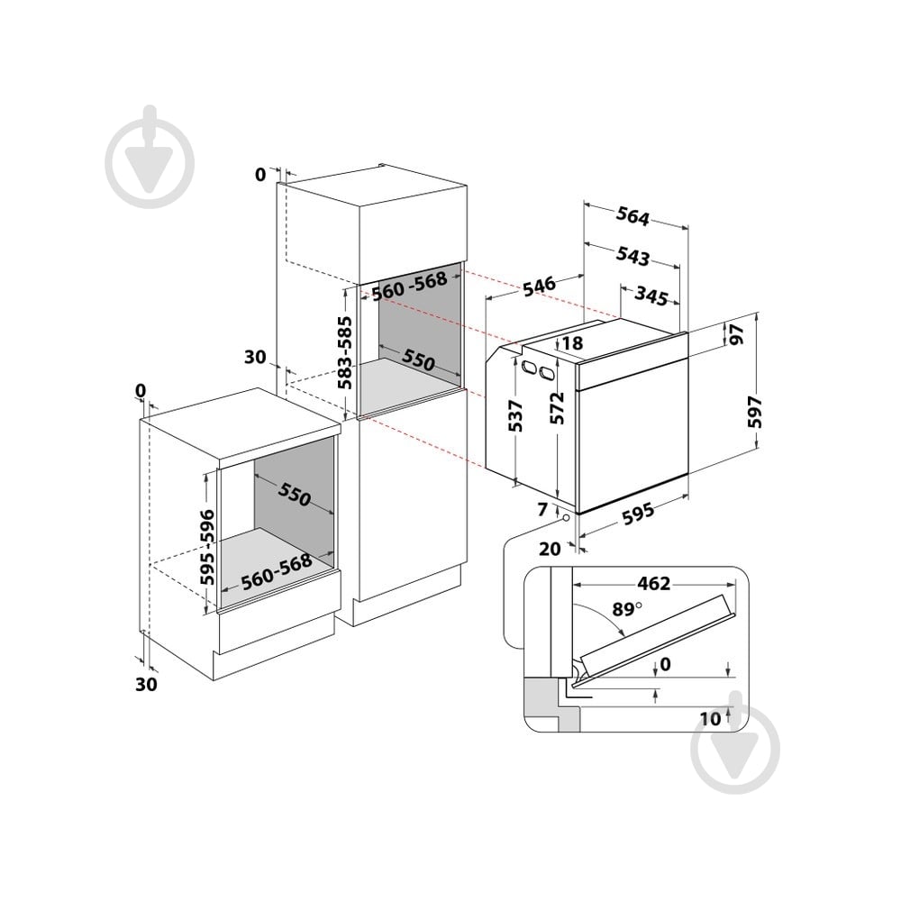 УЦЕНКА! Духовой шкаф Whirlpool WOI4S8PM2SBA (УЦ №3794) - фото 3 УЦЕНКА! Духовой шкаф Whirlpool WOI4S8PM2SBA (УЦ №3794) - фото 3