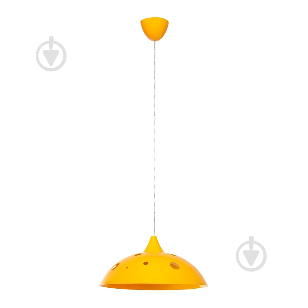 Подвес 1302 1x60 Вт E27 желтый 160607 - фото 1