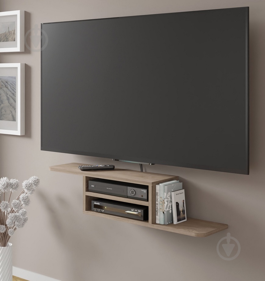 Тумба под ТВ BIM Furniture Dedal 900x200x220 мм дуб сонома(DEDAL_TV_STAND_90_SONOMA_OAK) - фото 6 Тумба под ТВ BIM Furniture Dedal 900x200x220 мм дуб сонома(DEDAL_TV_STAND_90_SONOMA_OAK) - фото 6