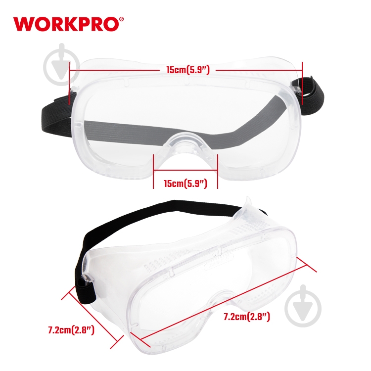 Очки защитные WORKPRO WP372002 - фото 4