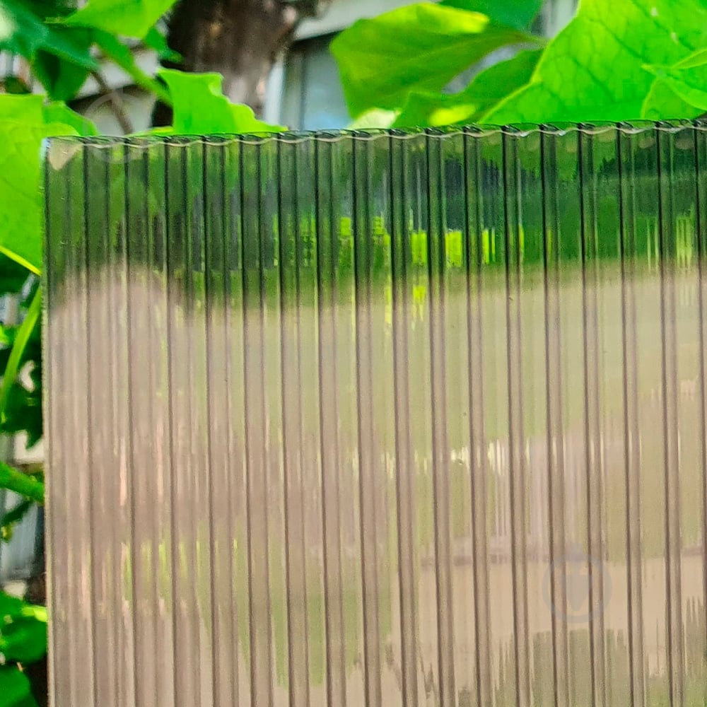 Поликарбонат сотовый BauGlas ST LONGLIFE 1УФ 6 мм 3000x1050 мм бронза - фото 5