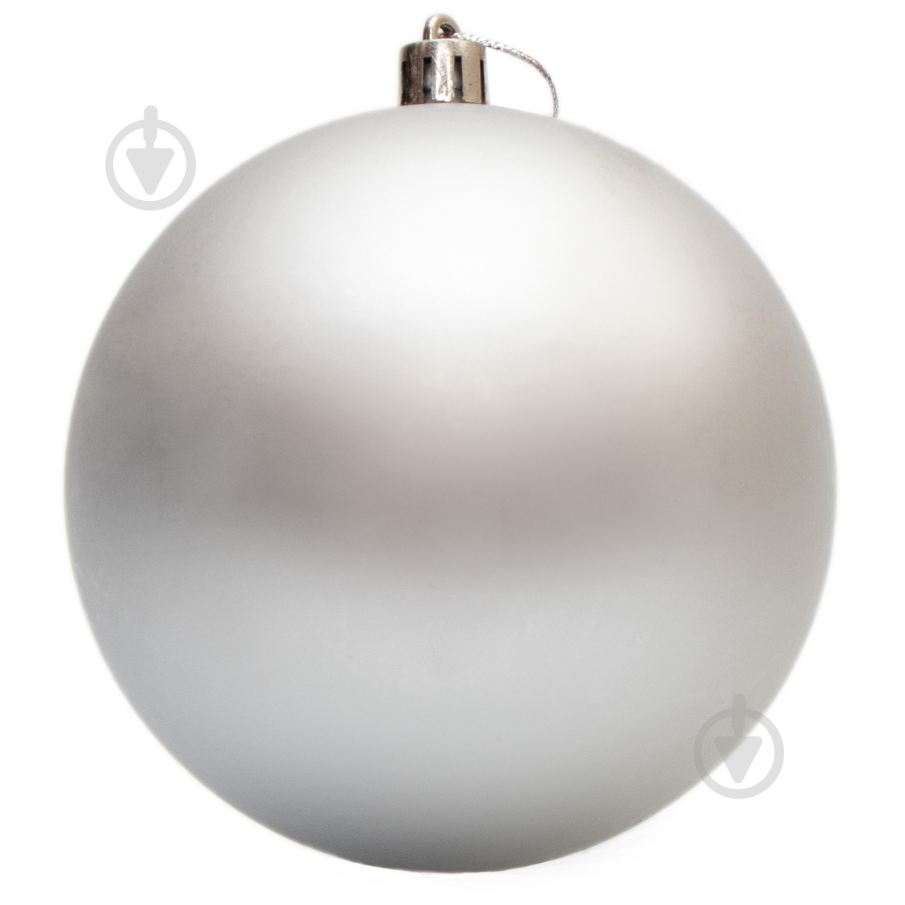 Шар новогодний Девилон 100 мм серебряный 250652 - фото 1 Шар новогодний Девилон 100 мм серебряный 250652 - фото 1