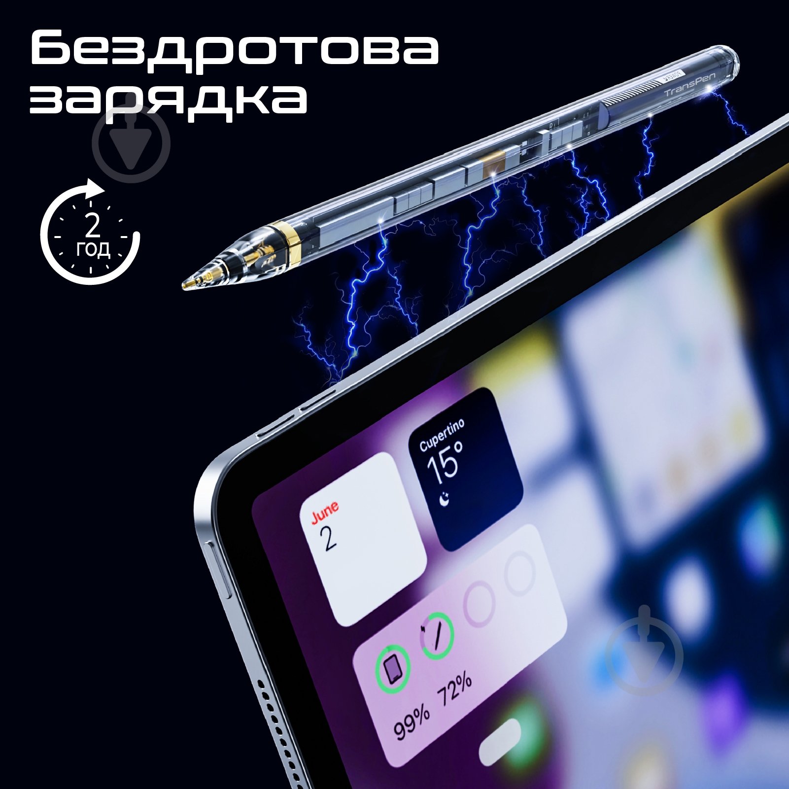 Стилус Promate Transpen для iPad - фото 6 Стилус Promate Transpen для iPad - фото 6