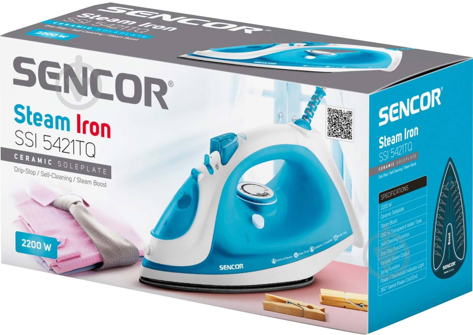 Утюг Sencor SSI5421TQ - фото 9 Утюг Sencor SSI5421TQ - фото 9