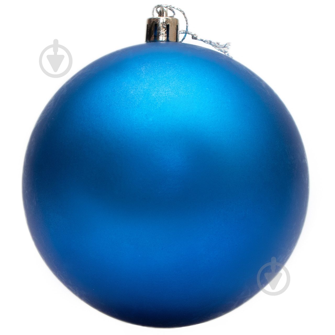 Шар новогодний Девилон 100 мм синий 250683 - фото 1