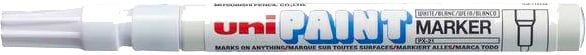 Маркер UNI PAINT 0.8-1.2мм PX-21.White белый - фото 1
