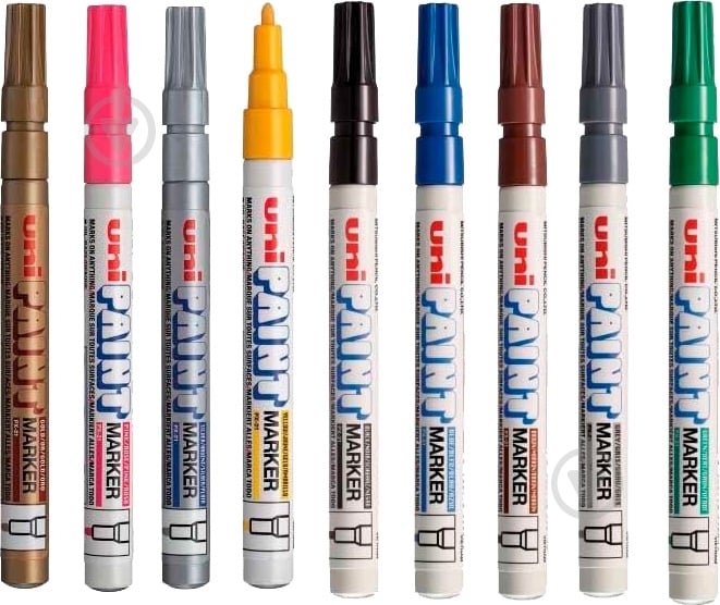 Маркер UNI PAINT 0.8-1.2мм PX-21.White белый - фото 3