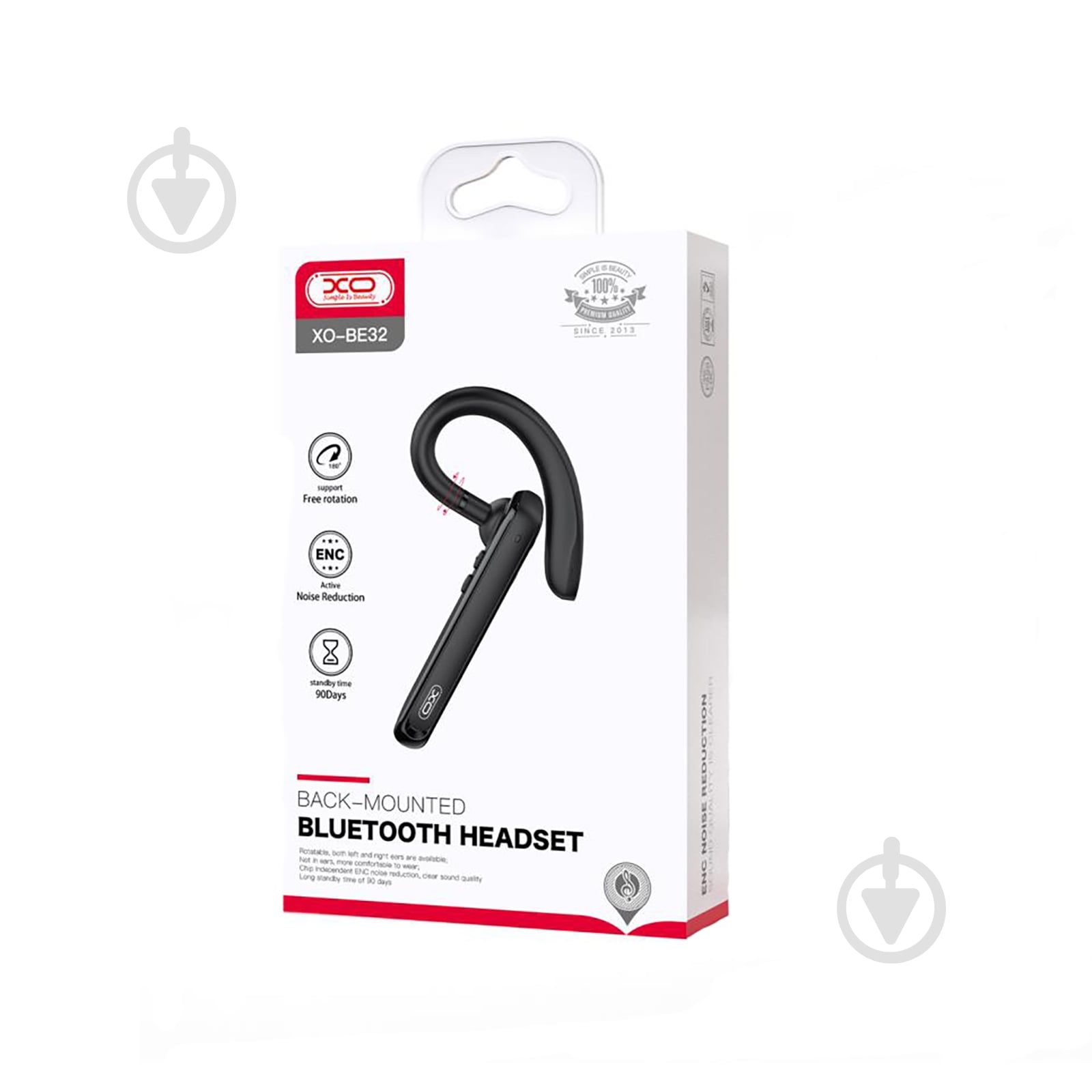 Bluetooth-гарнитура Xo BE32 black (BE32.black) - фото 4