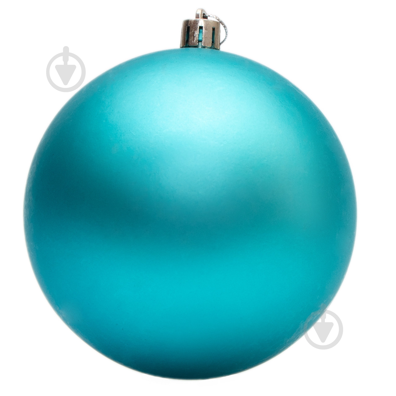 Куля новорічна Девілон 100 мм бірюзовий 250713 - фото 1