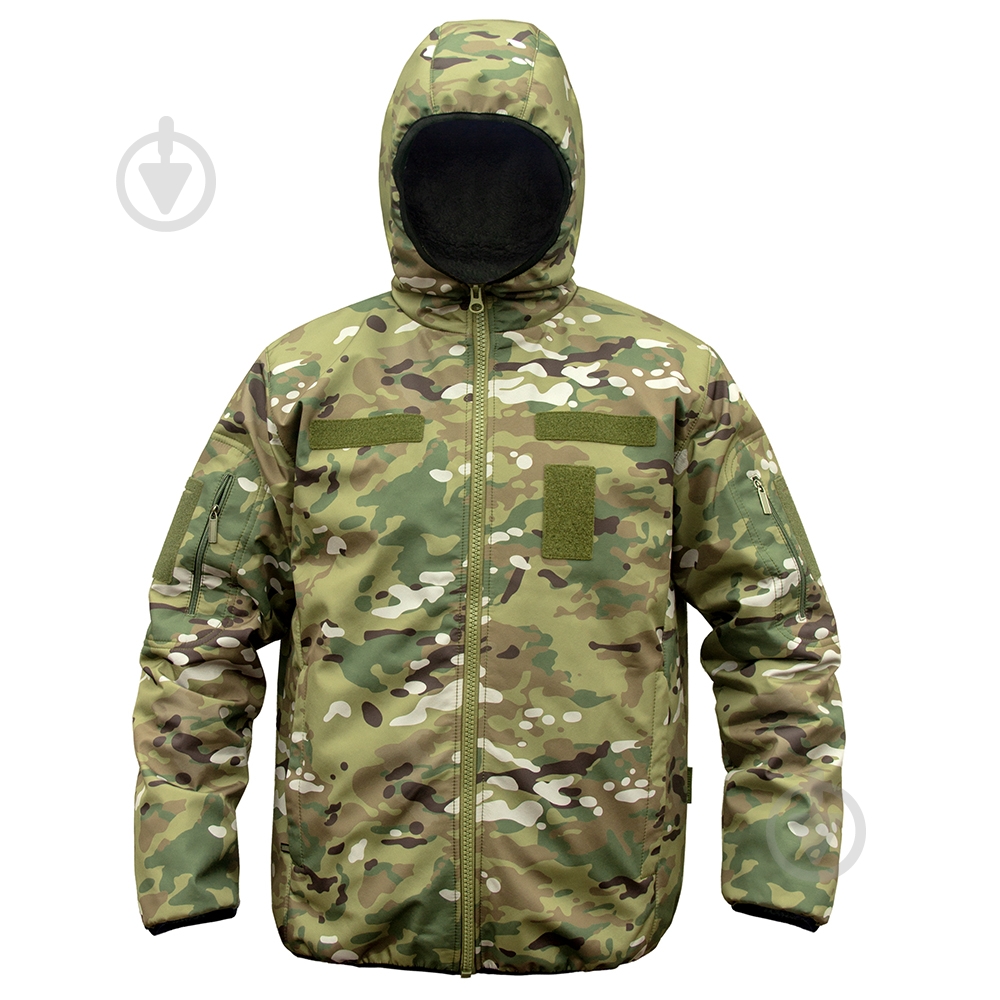 Куртка чоловіча зимова Expert тактична Softshell зимова з каптуром на підкладці, р.XL - фото 1