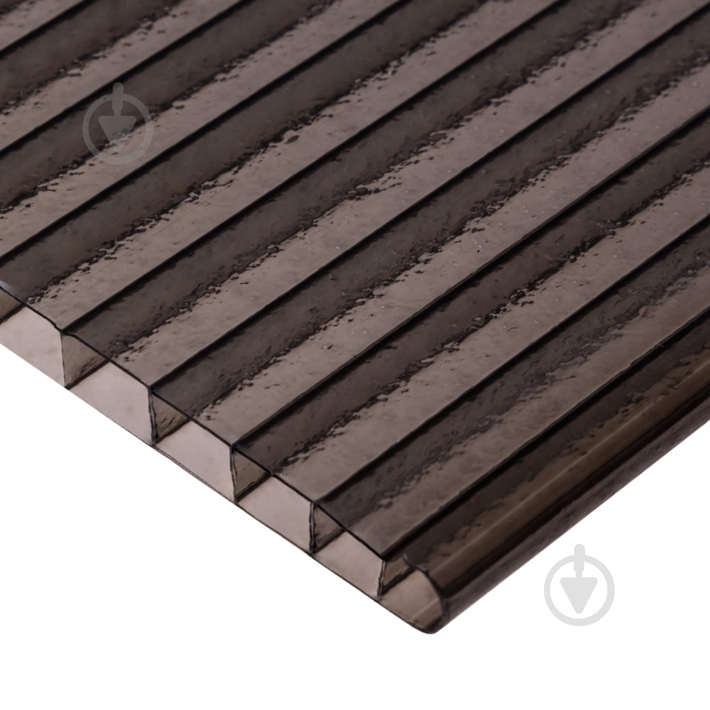 Полікарбонат стільниковий Sototherm 1УФ 8 мм 3000x1050 мм бронза - фото 4