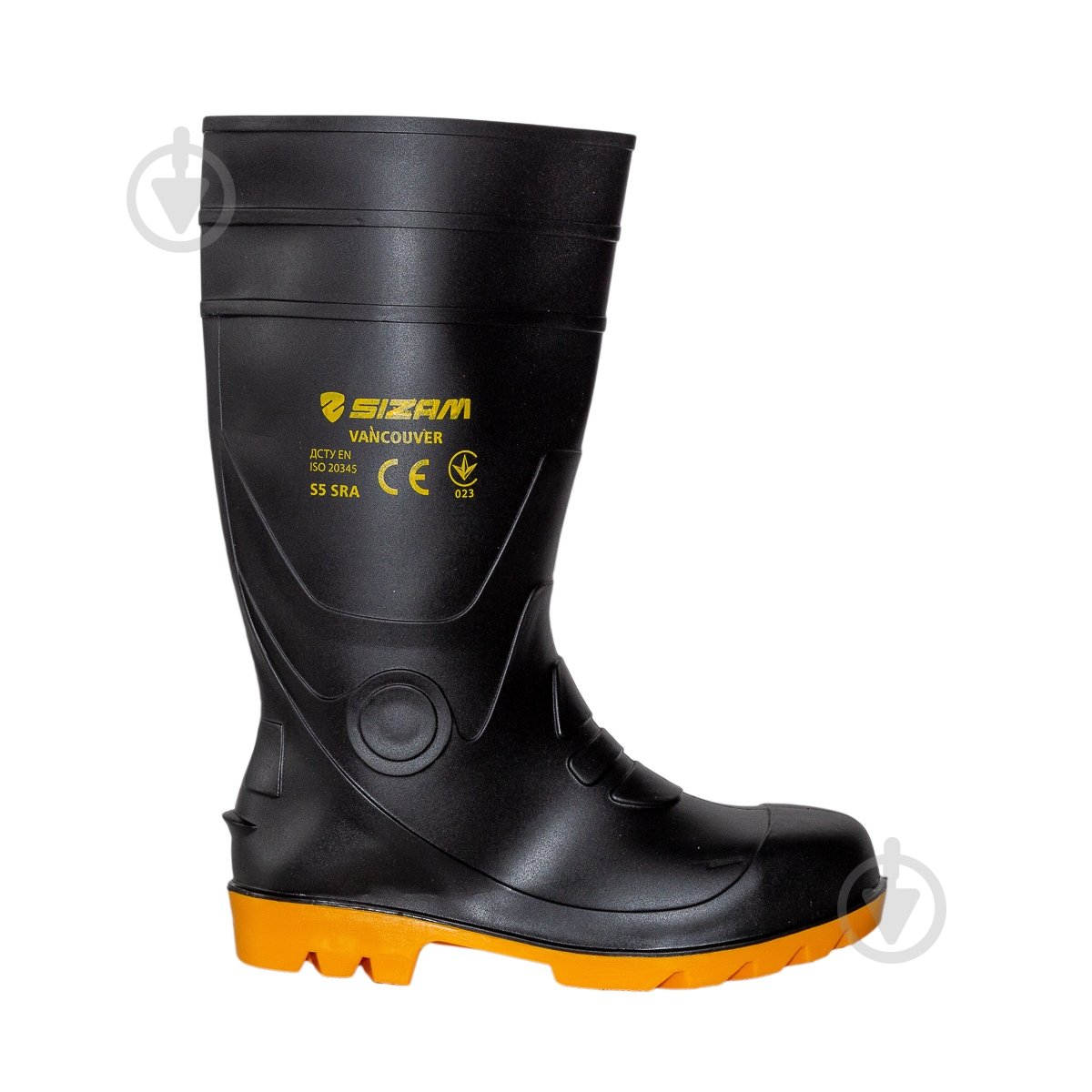 Сапоги резиновые Sizam Vancouver р.44 36299 черный - фото 2