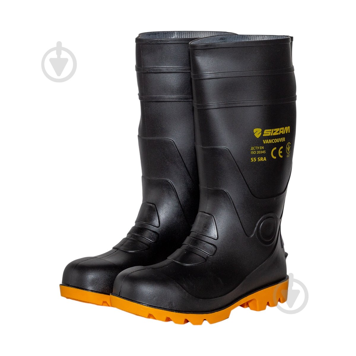 Сапоги резиновые Sizam Vancouver р.44 36299 черный - фото 1