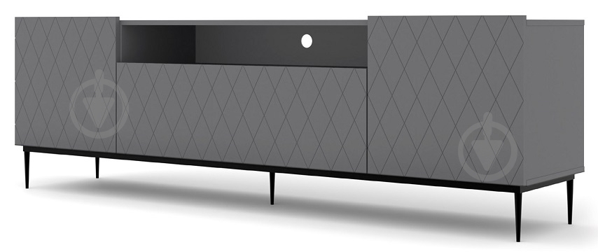 Тумба под ТВ BIM Furniture Diuna 1930x600x400 мм черный/графит матовый (DIUNA_RTV2D1K_193_GRAPHITE_MAT) - фото 1 Тумба под ТВ BIM Furniture Diuna 1930x600x400 мм черный/графит матовый (DIUNA_RTV2D1K_193_GRAPHITE_MAT) - фото 1