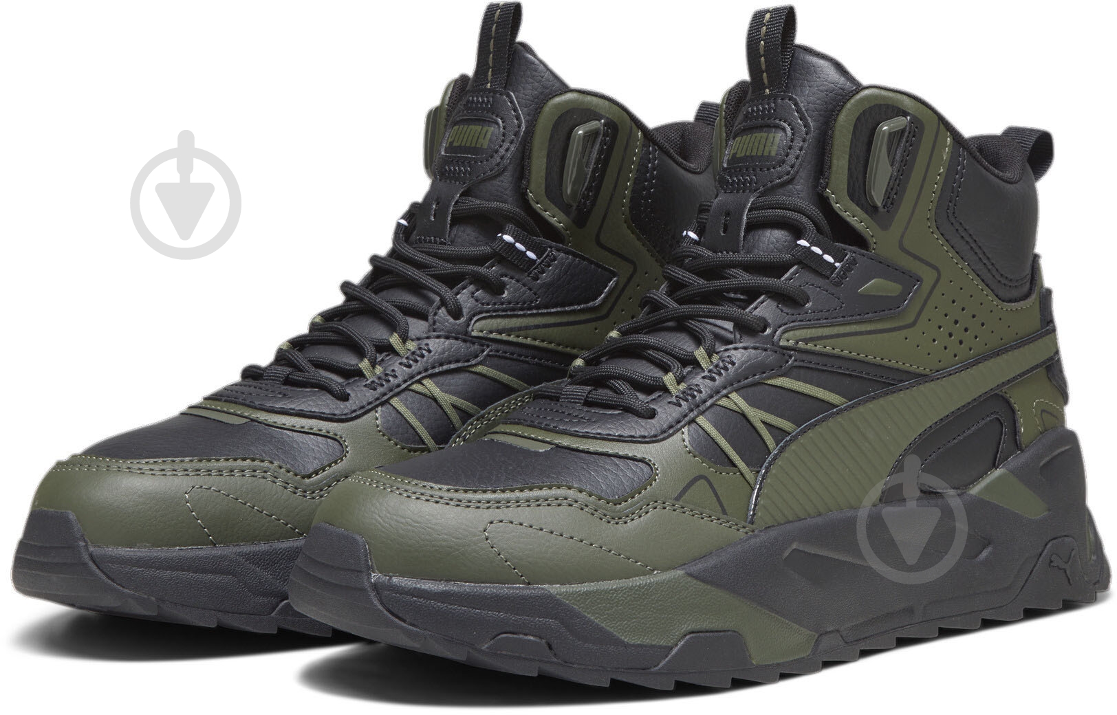 Ботинки Puma TRINITY MID HYBRID L 39398504 р.44,5 хаки - фото 3 Ботинки Puma TRINITY MID HYBRID L 39398504 р.44,5 хаки - фото 3