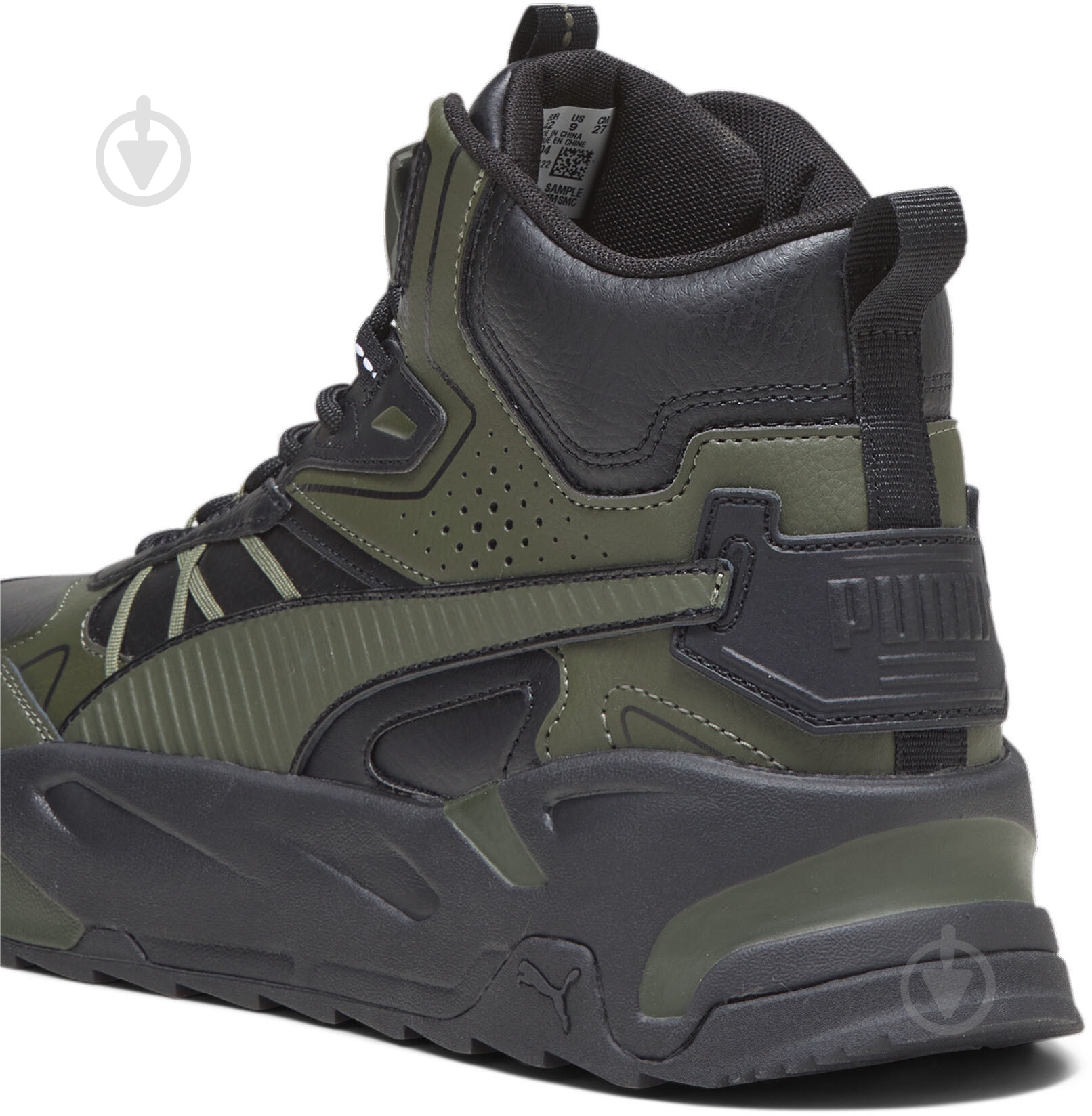 Ботинки Puma TRINITY MID HYBRID L 39398504 р.44,5 хаки - фото 4 Ботинки Puma TRINITY MID HYBRID L 39398504 р.44,5 хаки - фото 4