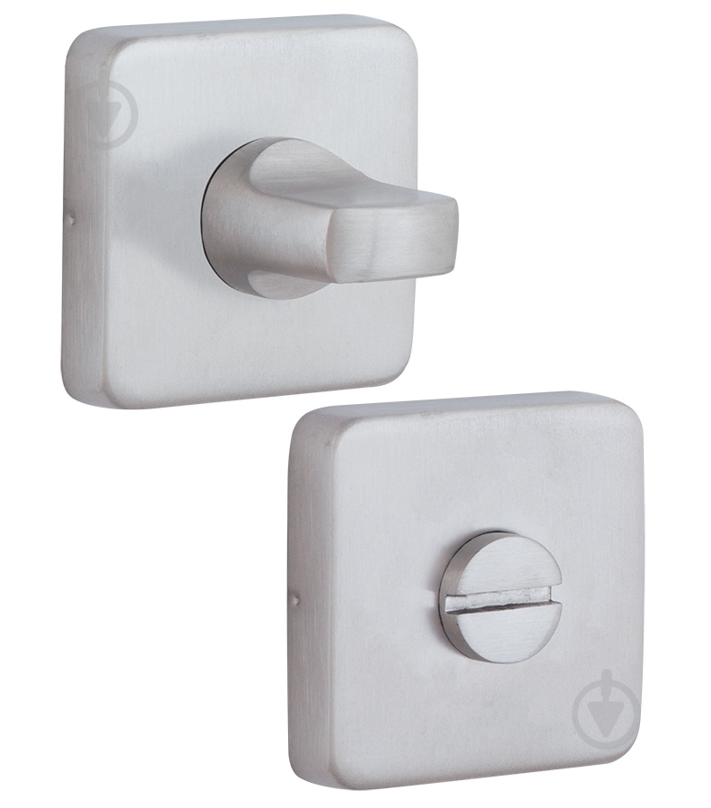 Накладка під WC Rostex DESIGN H53 WC квадратна 38-52 мм нержавіюча сталь - фото 1