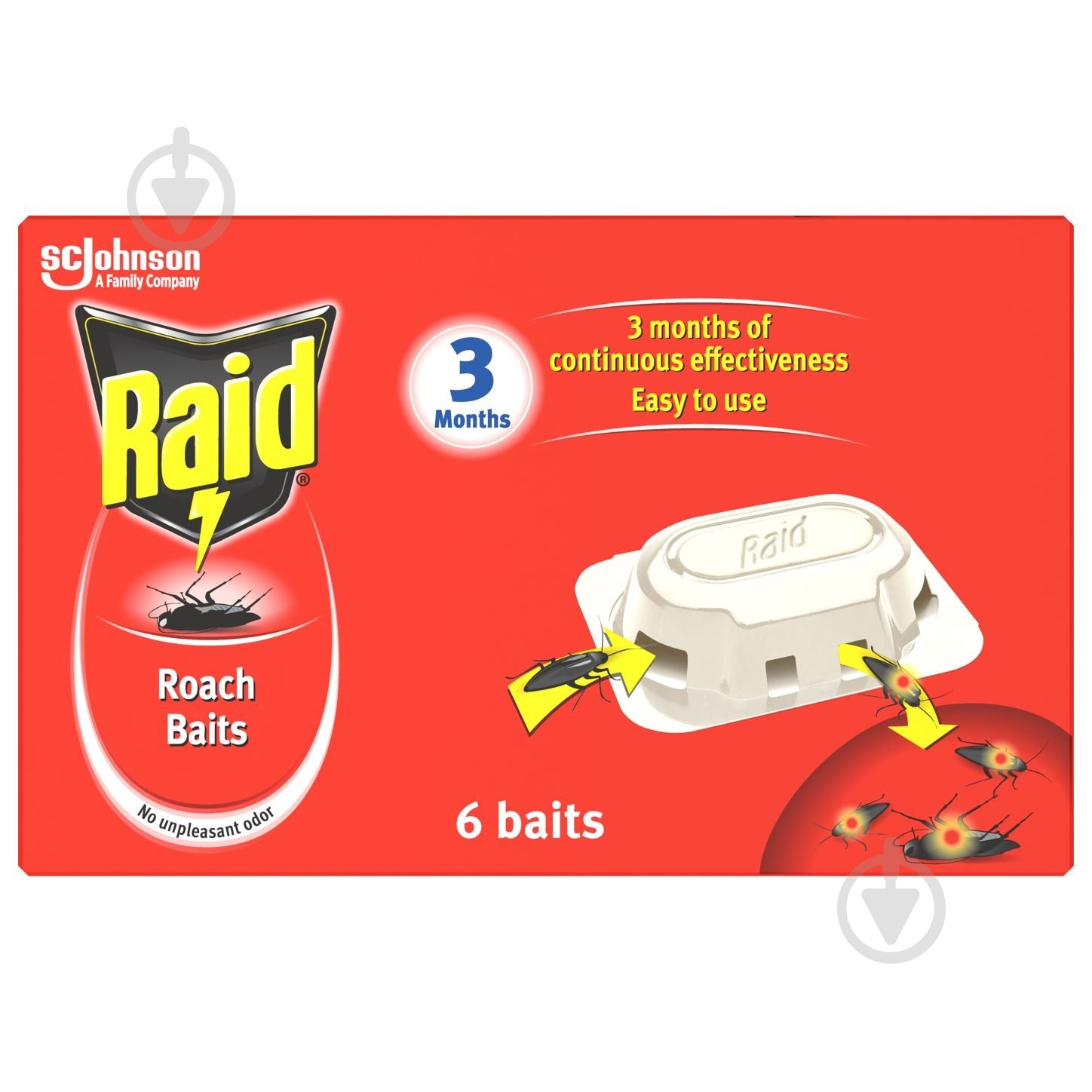 Пастка Raid 6 шт. 2,5 г - фото 1