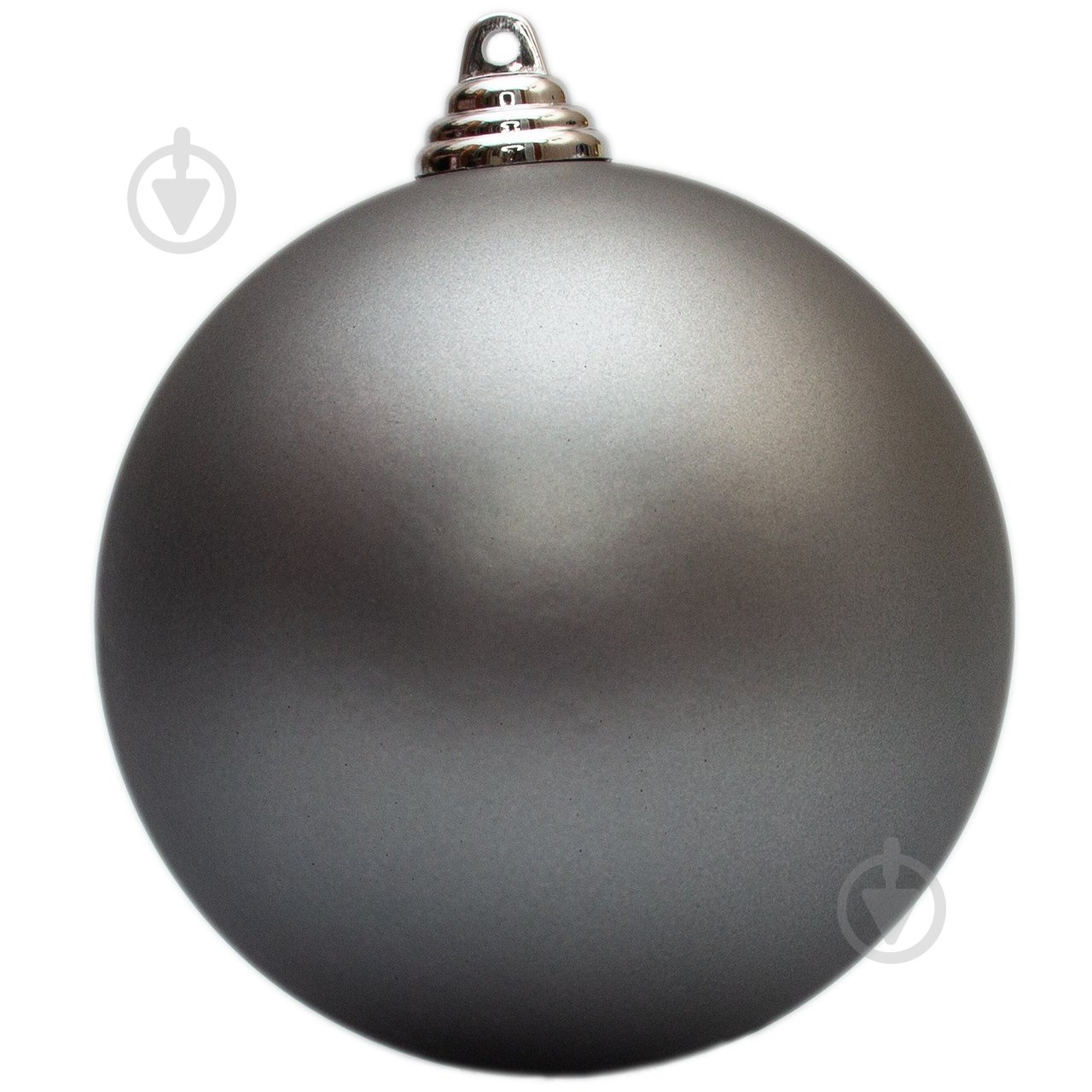 Шар новогодний Девилон 12 см 250799 серый - фото 1 Шар новогодний Девилон 12 см 250799 серый - фото 1