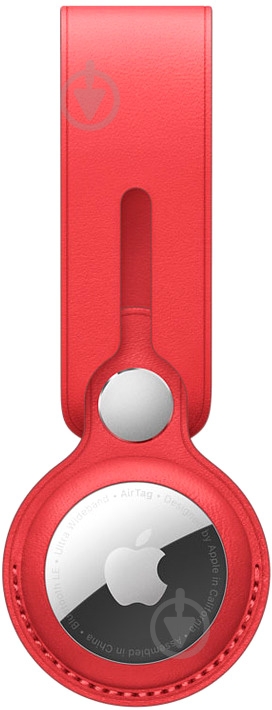 Брелок Apple для AirTag Leather Loop (PRODUCT) Red MK0V3ZM/A - фото 1