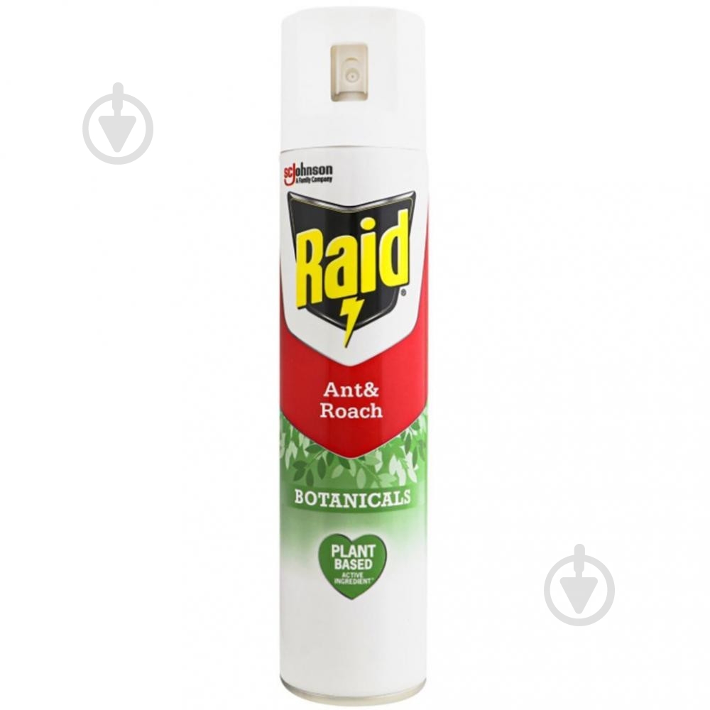 Аерозоль Raid Botanicals проти повзаючих комах 300 мл - фото 1