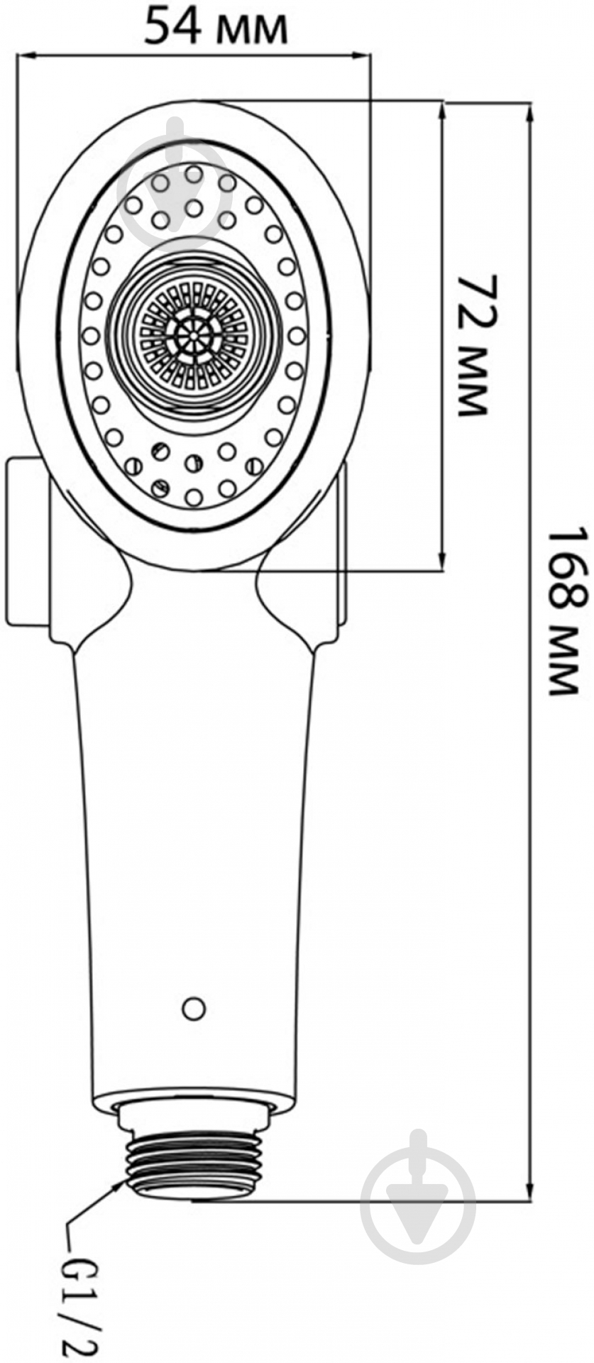 Ручной душ Mixxen для кухонного смесителя Огаста MXGN0501 - фото 3