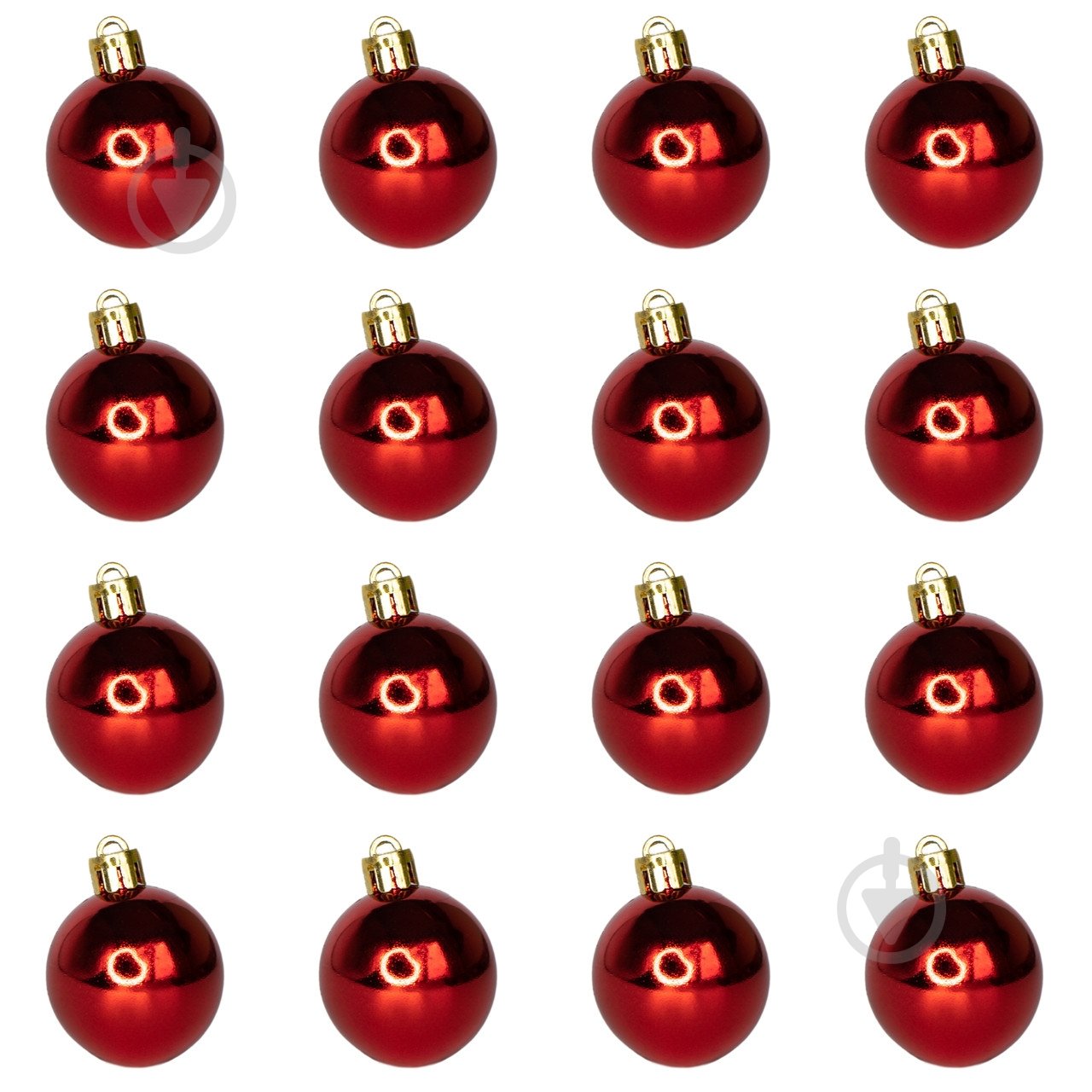 Набор елочных шаров Девилон 250874 d40 мм 16 шт./уп. - фото 2