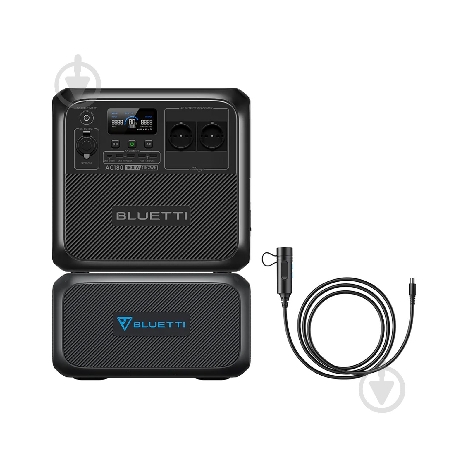 Зарядна станція BLUETTI AC180 / 1800 Вт / LiFePO4 (1152 Вт·год) - фото 5