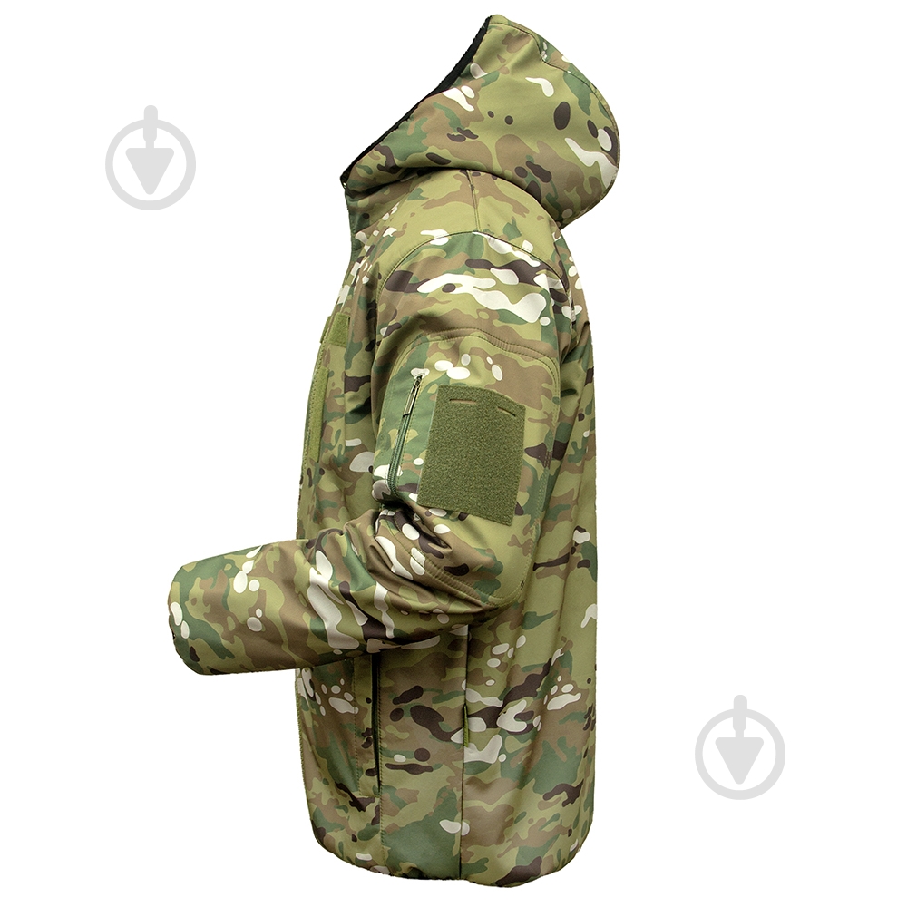 Куртка чоловіча зимова Expert тактична Softshell зимова з каптуром на підкладці, р.M - фото 2