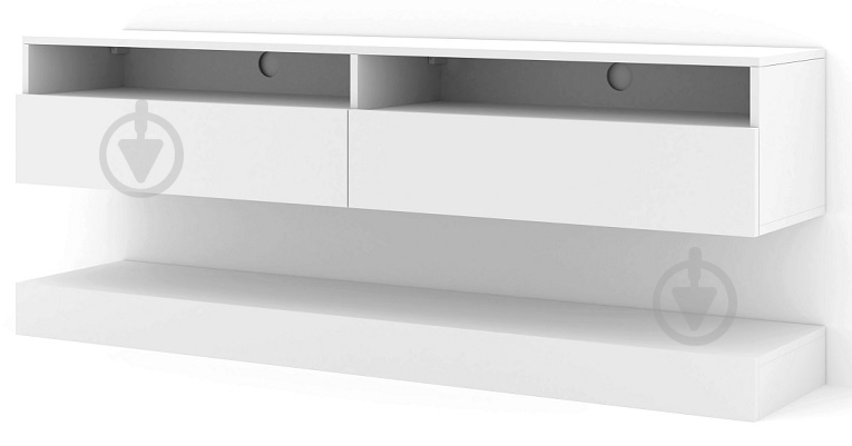 Тумба під ТВ BIM Furniture Duo 2д 1600x300x340 мм білий матовий(TV_STAND_DUO_160_PLATFORM_WHIT) - фото 1 Тумба під ТВ BIM Furniture Duo 2д 1600x300x340 мм білий матовий(TV_STAND_DUO_160_PLATFORM_WHIT) - фото 1