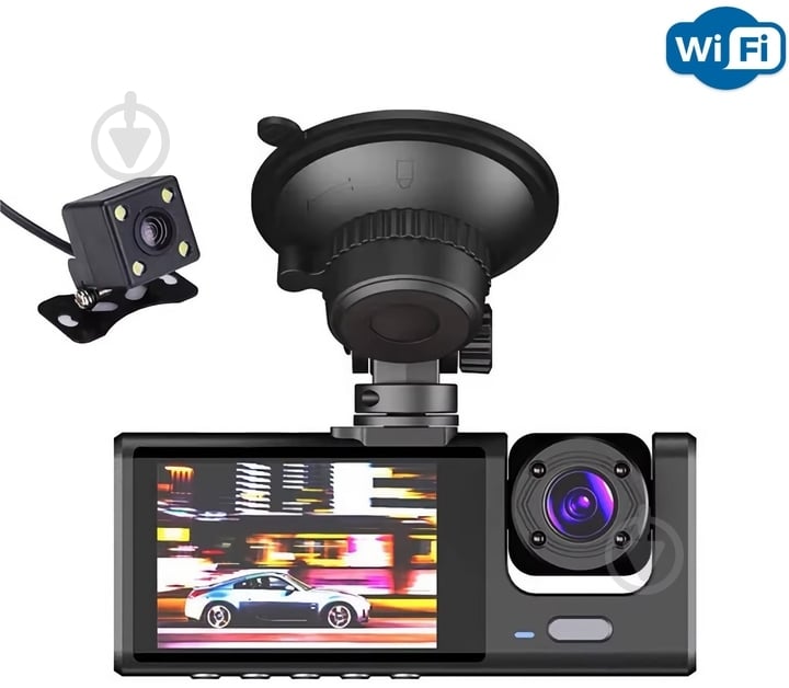 Відеореєстратор Inspire з трьома камерами + Wi-Fi (С309wf) - фото 3 Відеореєстратор Inspire з трьома камерами + Wi-Fi (С309wf) - фото 3