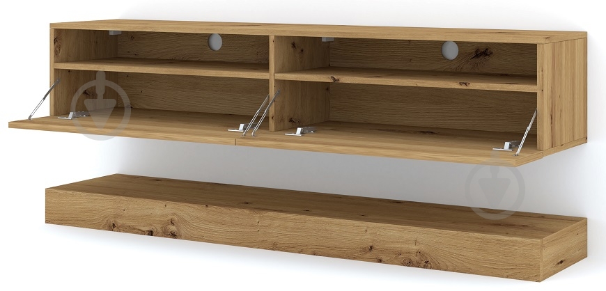 Тумба под ТВ BIM Furniture Duo 2д 1600x300x340 мм дуб артизан(TV_STAND_DUO_160_PLATFORM_ARTI) - фото 2 Тумба под ТВ BIM Furniture Duo 2д 1600x300x340 мм дуб артизан(TV_STAND_DUO_160_PLATFORM_ARTI) - фото 2