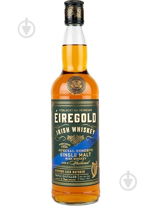 Виски "Éiregold" Single Malt Irish Whiskey 40% 0,7 л - фото 1