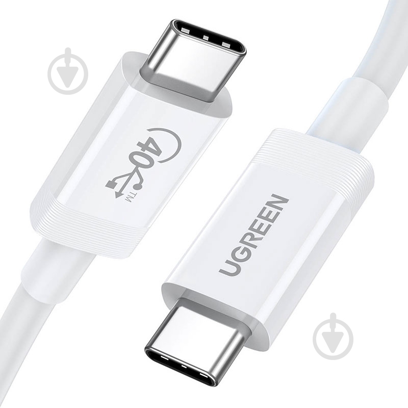 Кабель UGREEN 0,8 м белый (40113) - фото 2