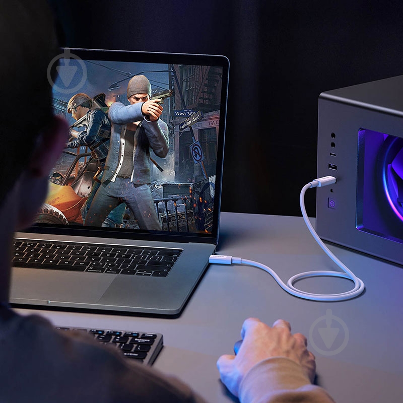 Кабель UGREEN 0,8 м белый (40113) - фото 4