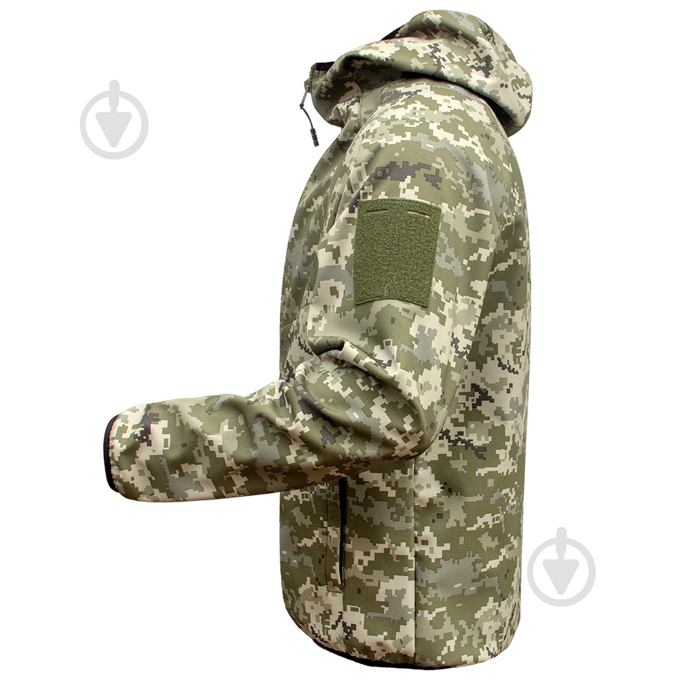 Куртка мужская демисезонная Expert тактическая осенняя Softshell р.M пиксель - фото 2