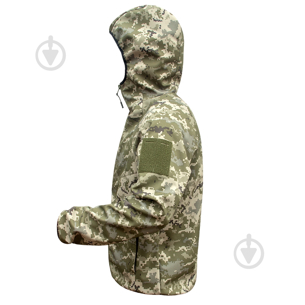 Куртка мужская демисезонная Expert тактическая осенняя Softshell р.M пиксель - фото 3