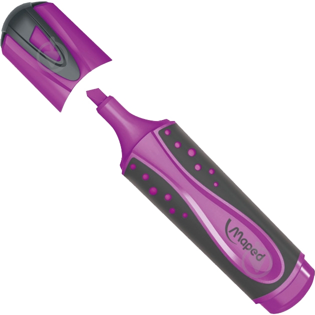 Маркер Maped FLUO PEPS SOFT MP.742631 фиолетовый - фото 1 Маркер Maped FLUO PEPS SOFT MP.742631 фиолетовый - фото 1