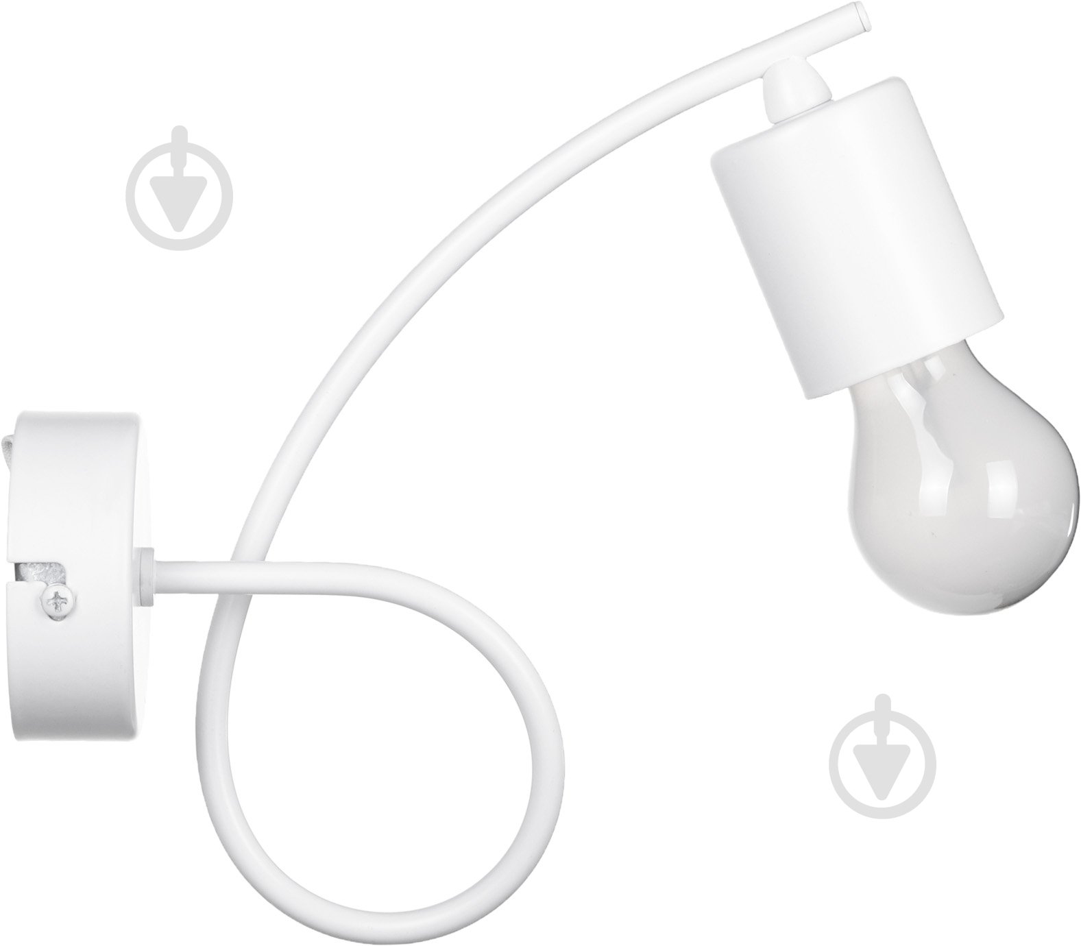 Бра ALFA Tango White 1x60 Вт E27 белый 23610 - фото 2