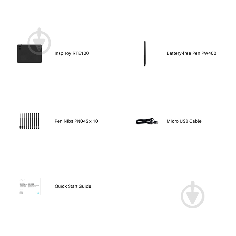 Планшет графический Huion RTE-100 black - фото 4 Планшет графический Huion RTE-100 black - фото 4
